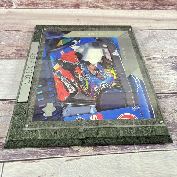 VTG Jeff Gordon #24 Racing NASCAR Upper Deck Oversized Card 13x10” Wall Plaque - Picture 5 of 13